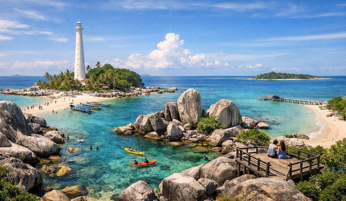 Keindahan Luar Biasa! Pulau Belitung Disebut Salah Satu Destinasi Tercantik di Indonesia, Wajib Dikunjungi